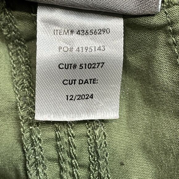 Torrid Women's Plus Size 1R Green Utility Bermuda Cotton Shorts - Picture 6 of 6